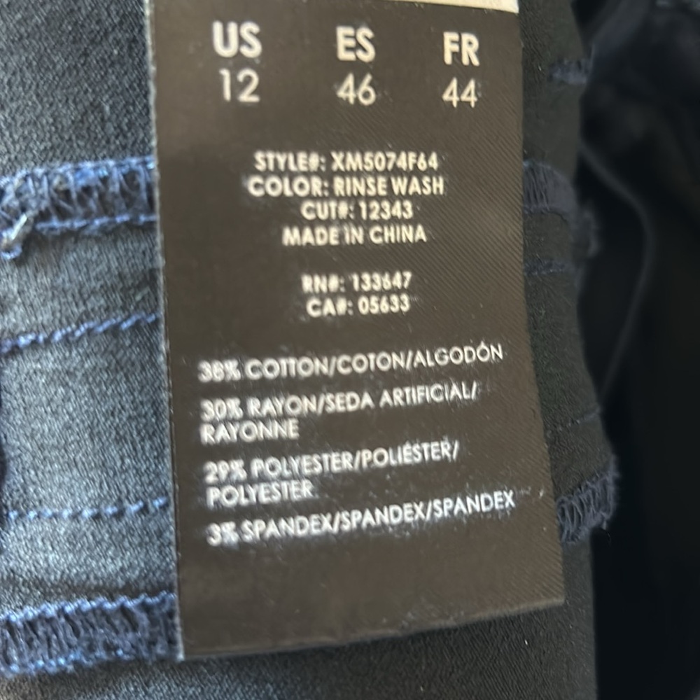 Liverpool Jeans Company Navy Wide-Leg Trousers - Picture 9 of 10